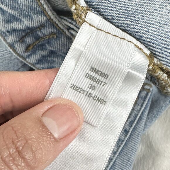 Madewell x Molly Dickson Cutout Baggy Straight Jeans 30 Edgy Designer Denim - Picture 14 of 14